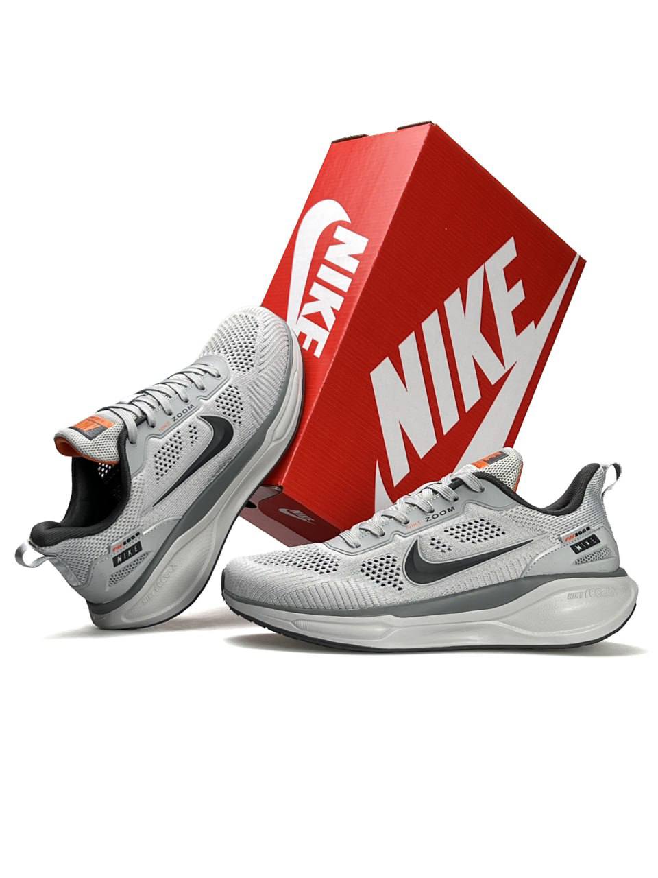 Nike Air Zoom x React Light Grey Orange