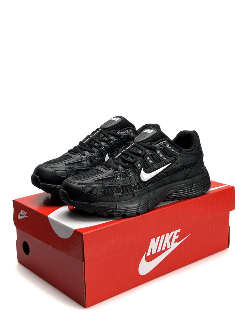 Nike P-6000 Black White Logo