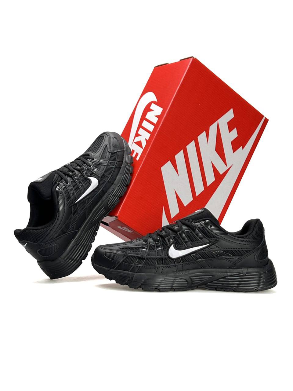 Nike P-6000 Black White Logo