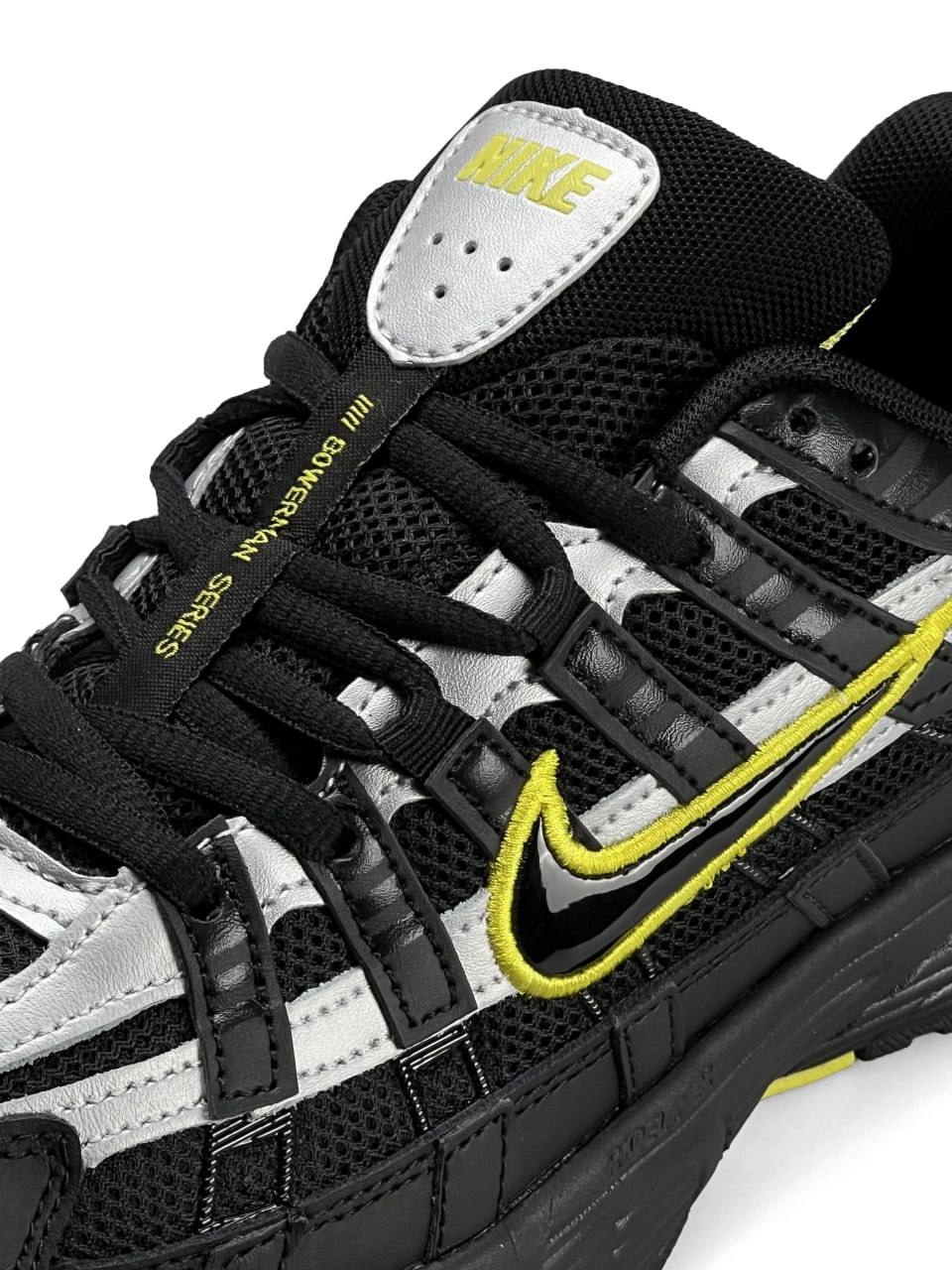 Nike P-6000 Black Silver Lime
