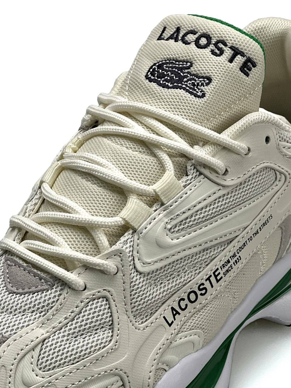 Lacoste L003 2K24 Beige White Green