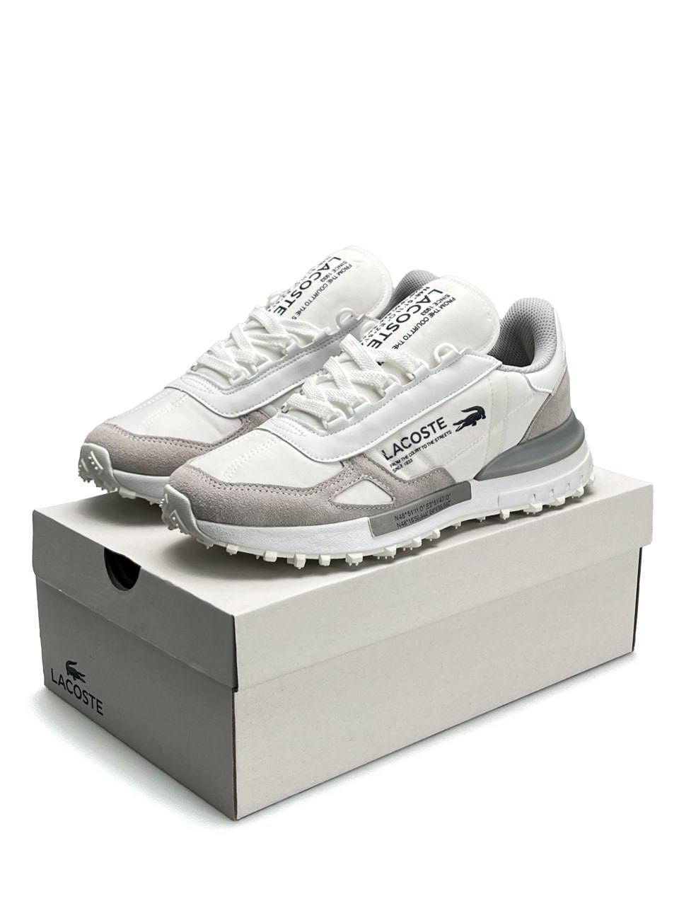 Lacoste Elite Active White Grey