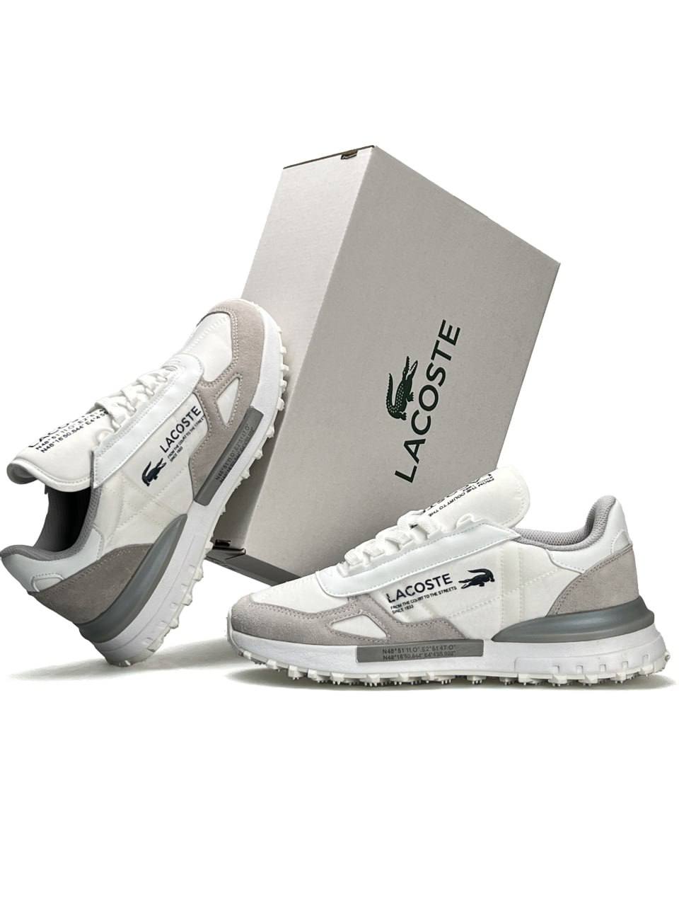 Lacoste Elite Active White Grey
