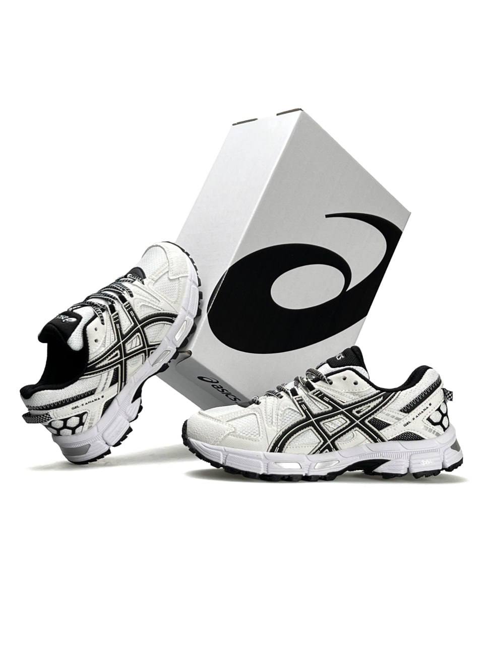 Asics Gel-Kahana 8 White Black