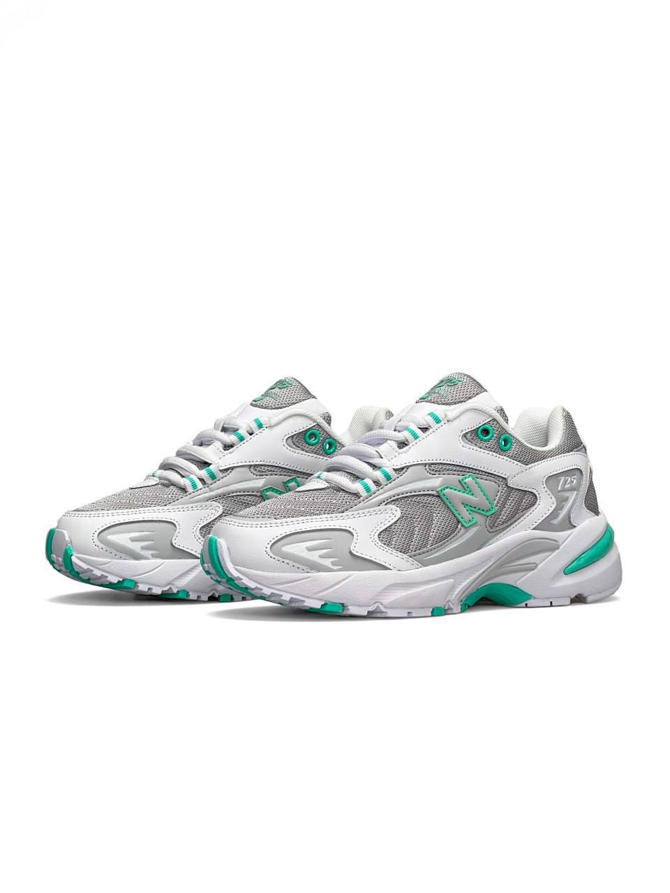 New Balance 725 White Grey Mint