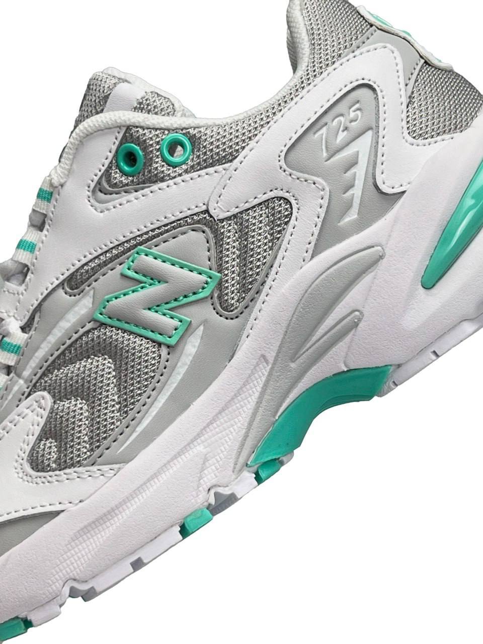 New Balance 725 White Grey Mint