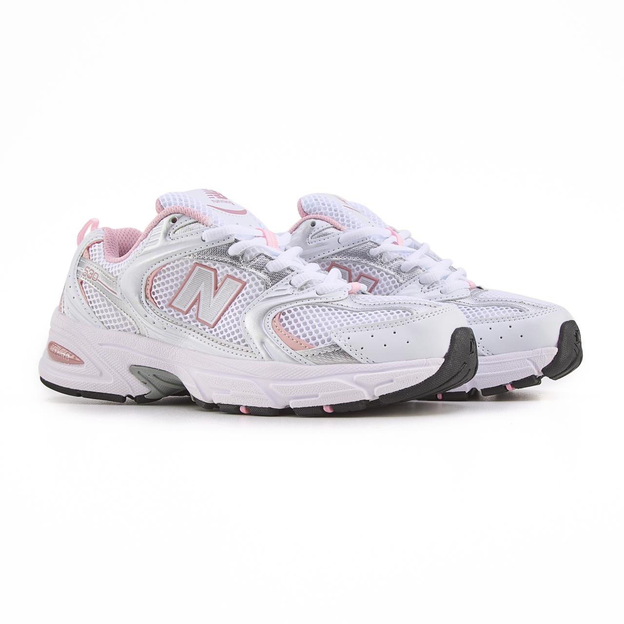 New Balance 530 Pink White Silver