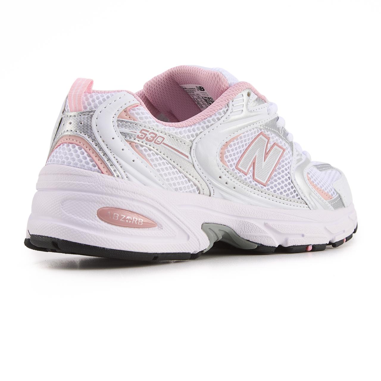 New Balance 530 Pink White Silver