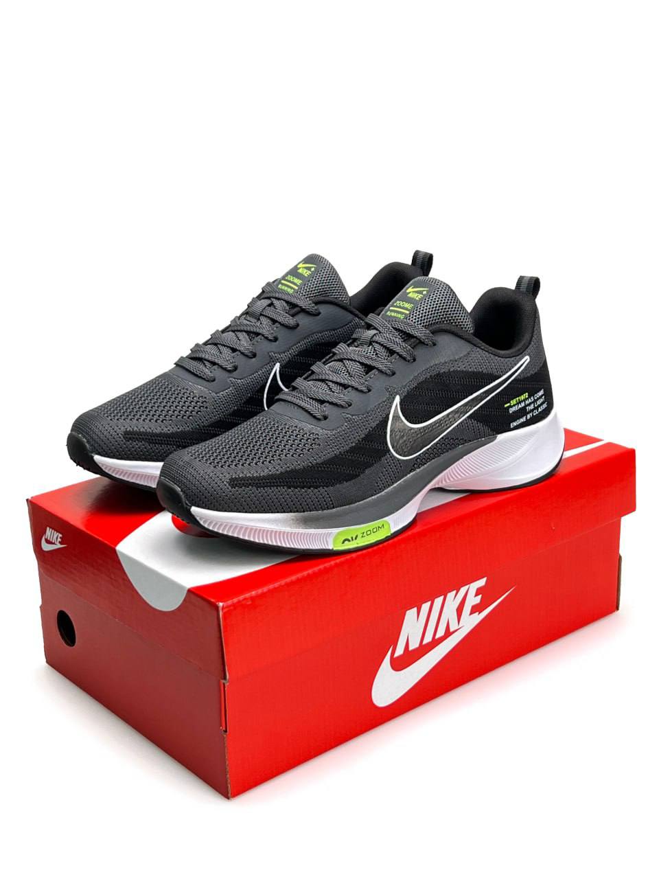 Nike Zoom Running Grey Black White