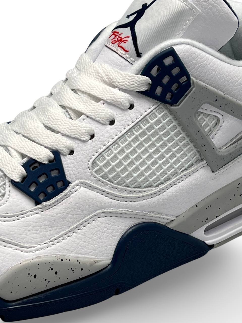Nike Air Jordan 4 Retro White Blue