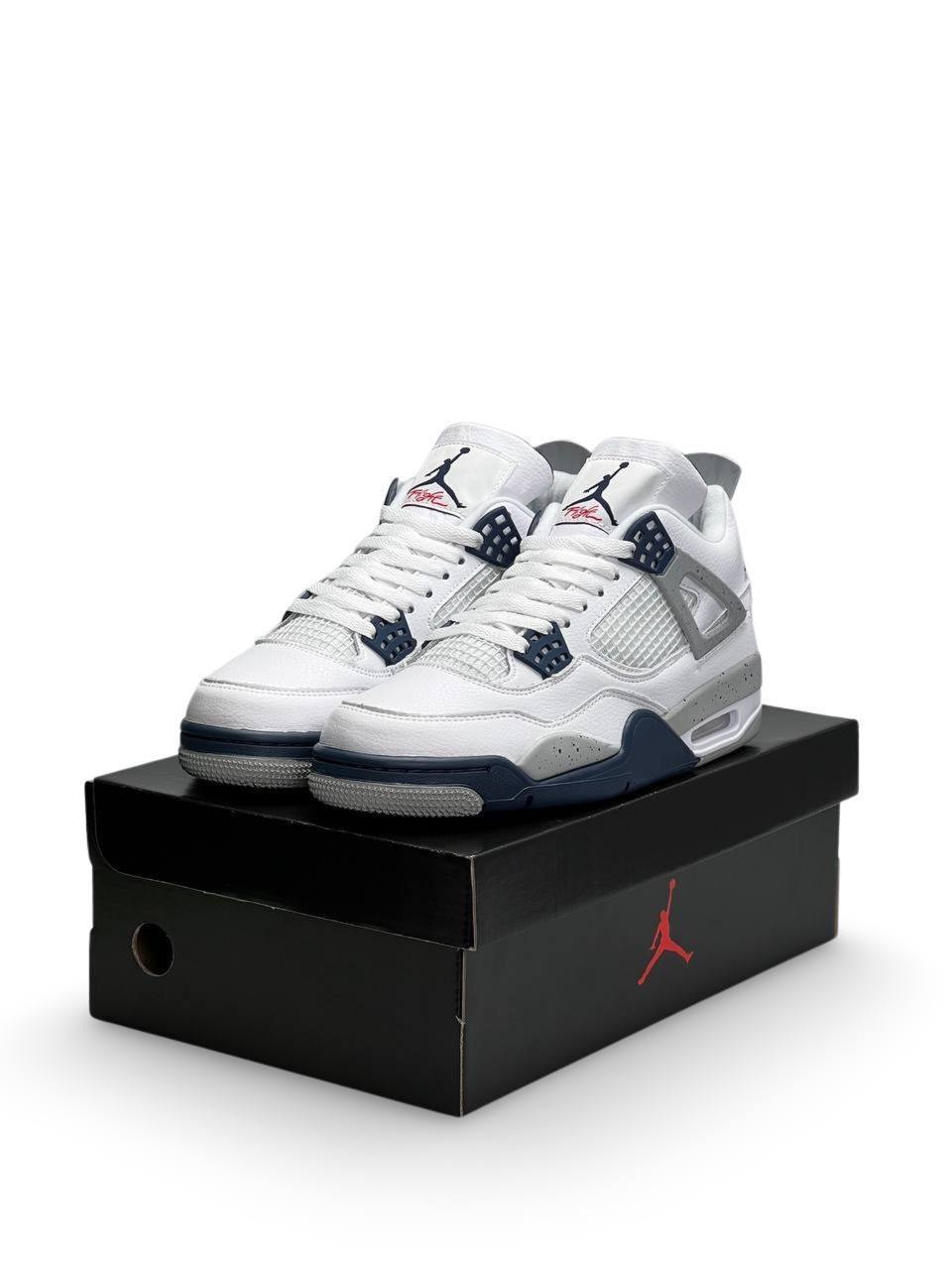 Nike Air Jordan 4 Retro White Blue