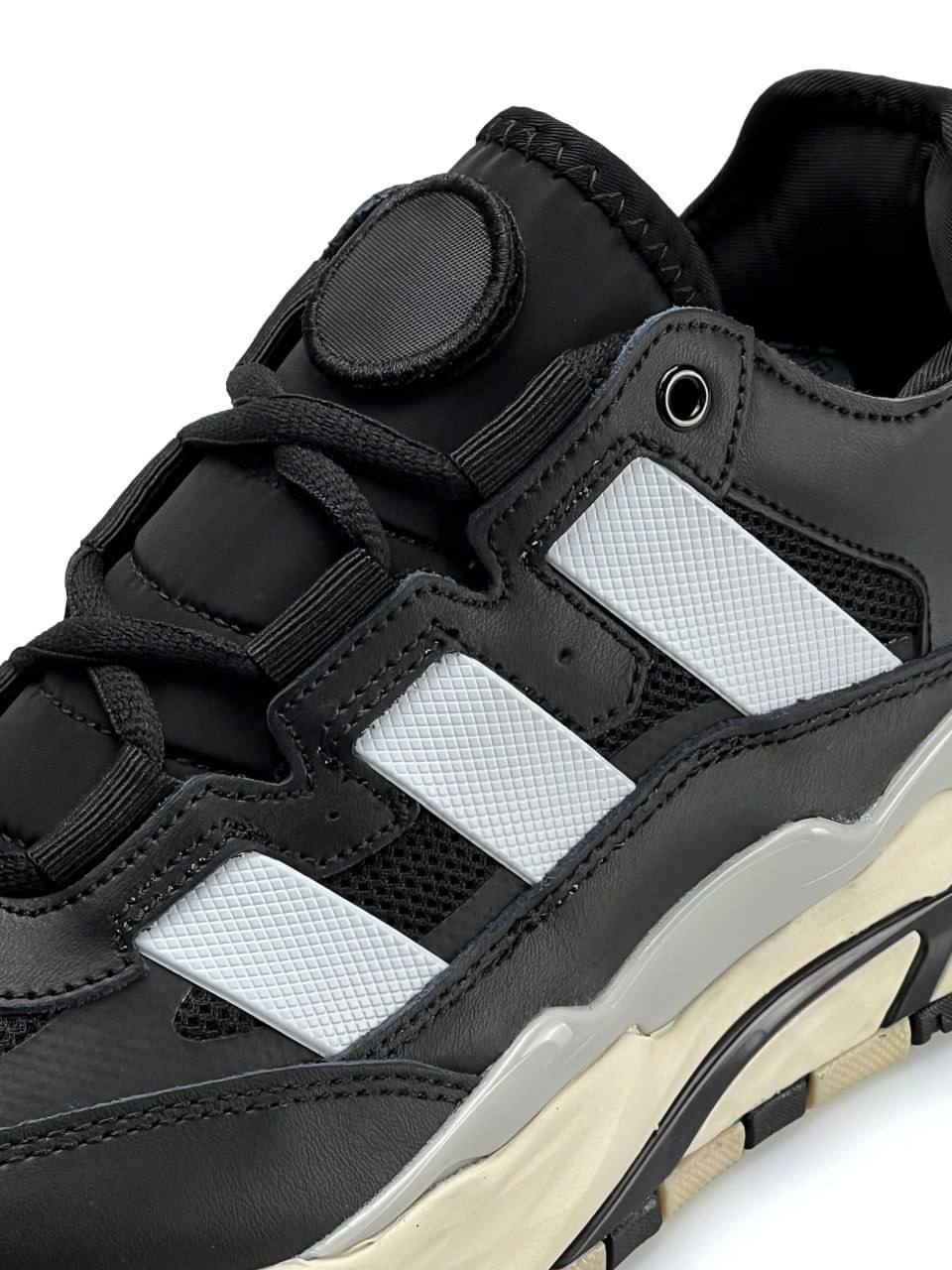 Adidas Niteball Black White Leather
