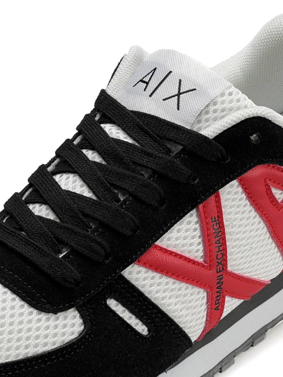 Armani Exchange Black White Red