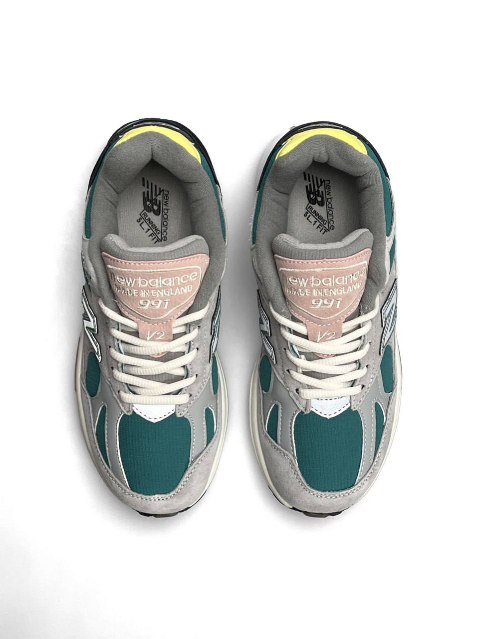 New Balance 991 Grey Turquoise