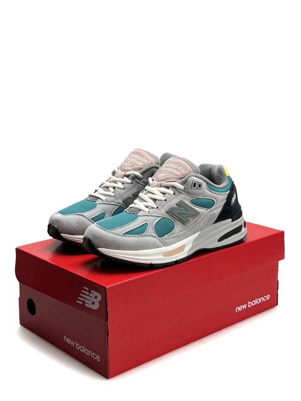 New Balance 991 Grey Turquoise
