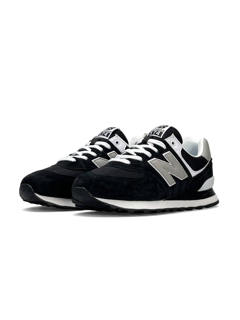 New Balance 574 Black Grey White