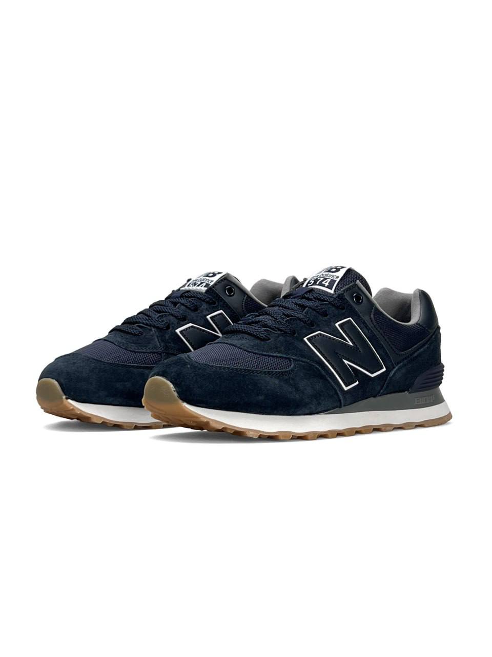 New Balance 574 Navy White