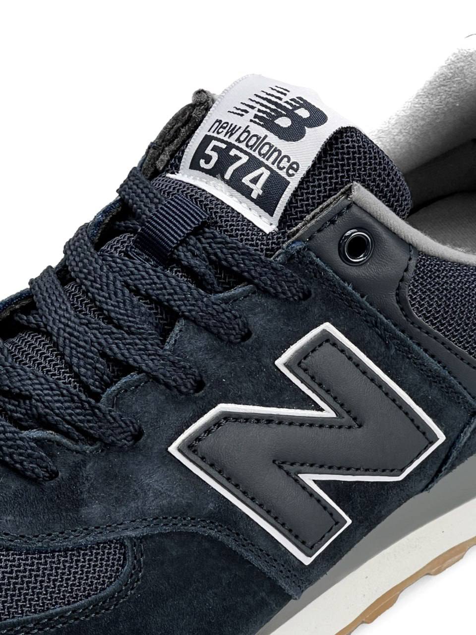 New Balance 574 Navy White