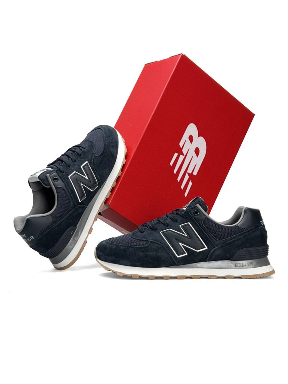 New Balance 574 Navy White