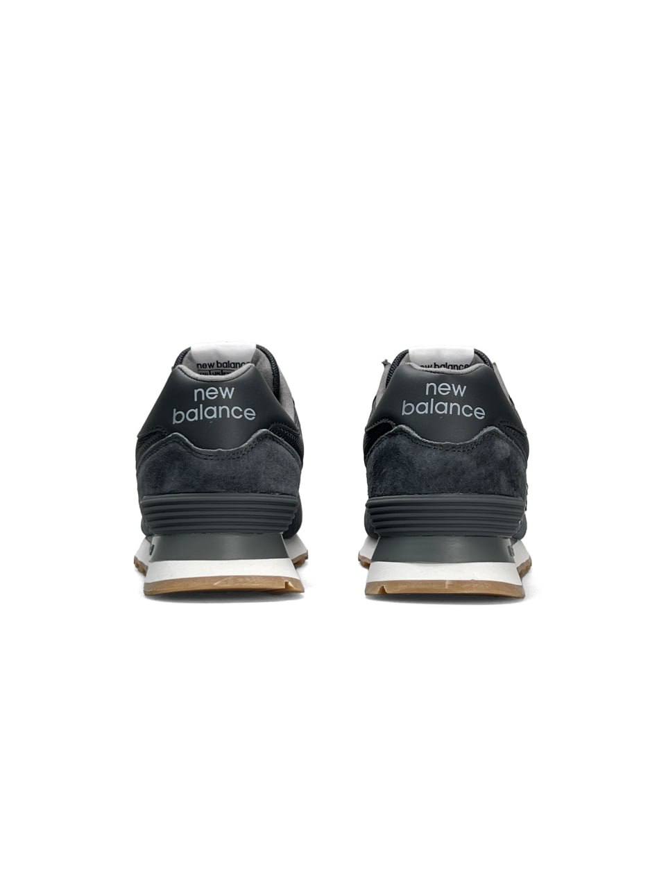 New Balance 574 Dark Grey White