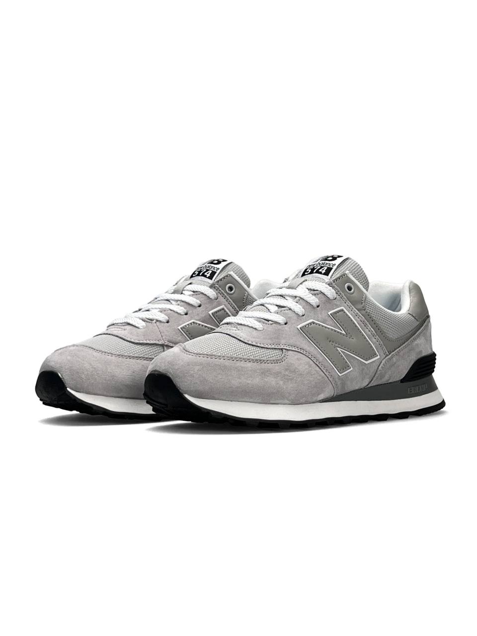 New Balance 574 Light Grey Black