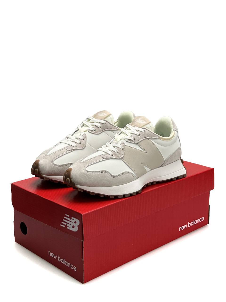 New Balance 327 Beige White