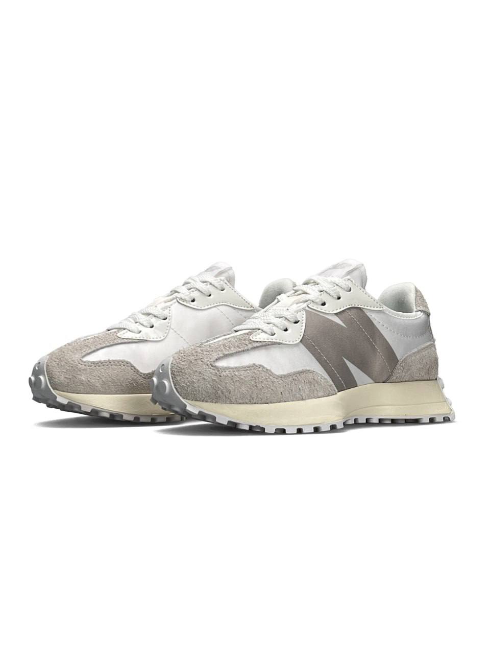 New Balance 327 Light Grey White