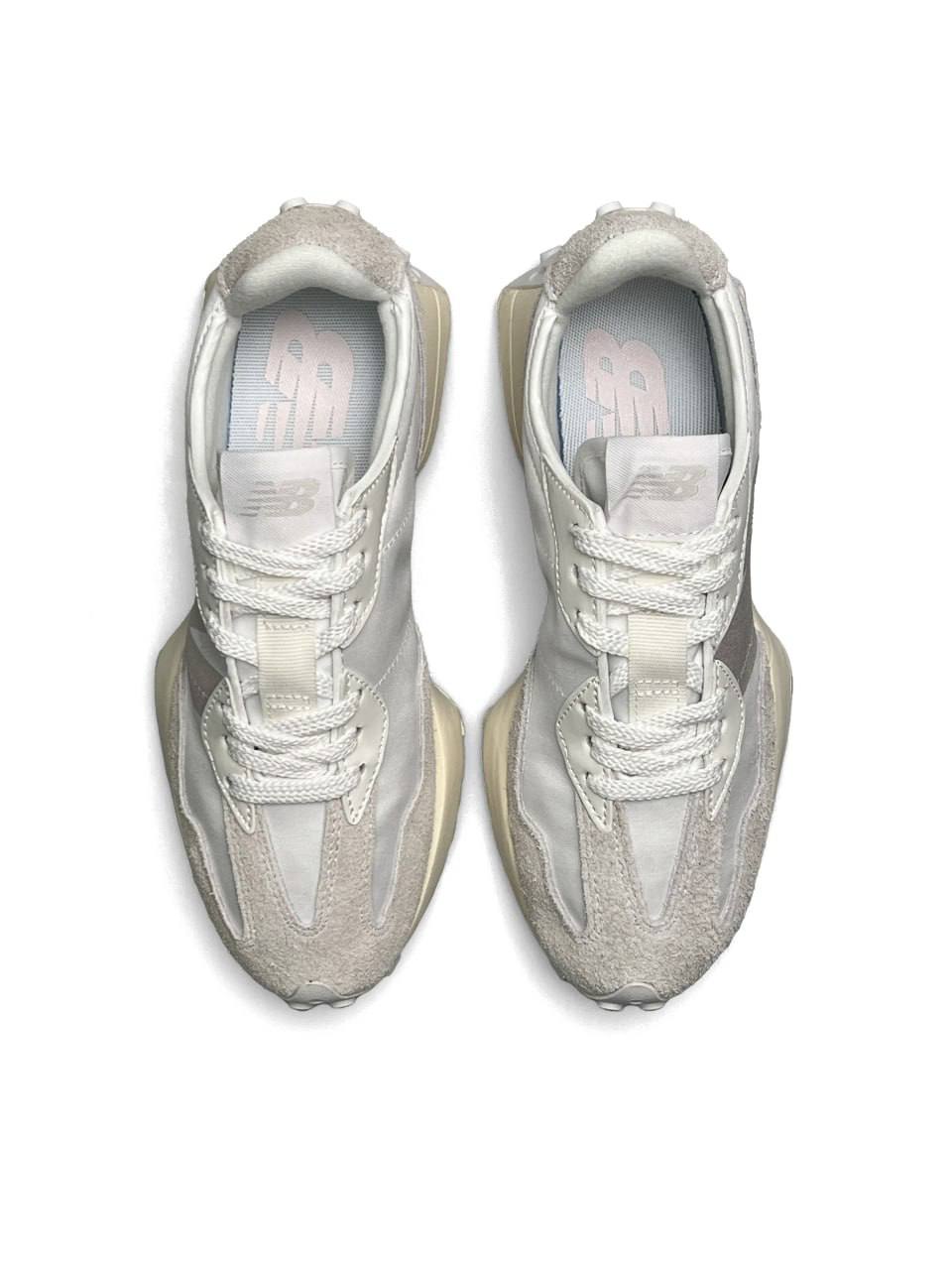 New Balance 327 Light Grey White