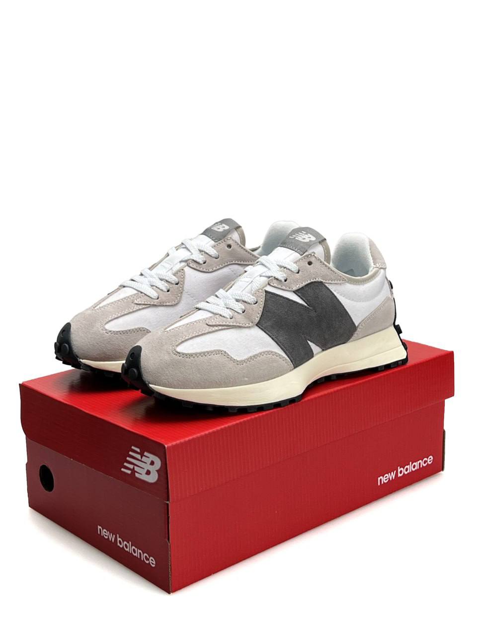 New Balance 327 Grey White