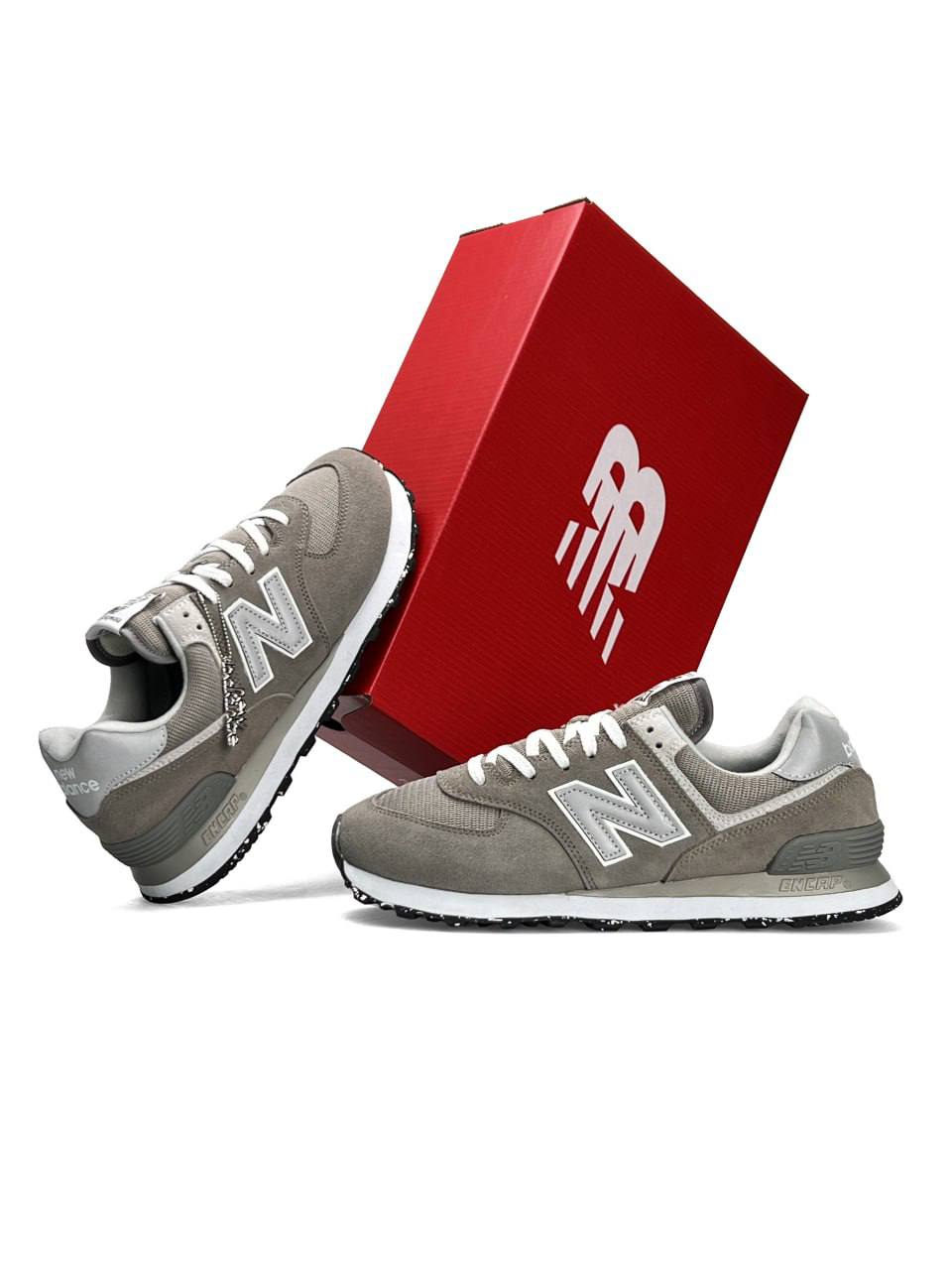 New Balance 574 Brown White