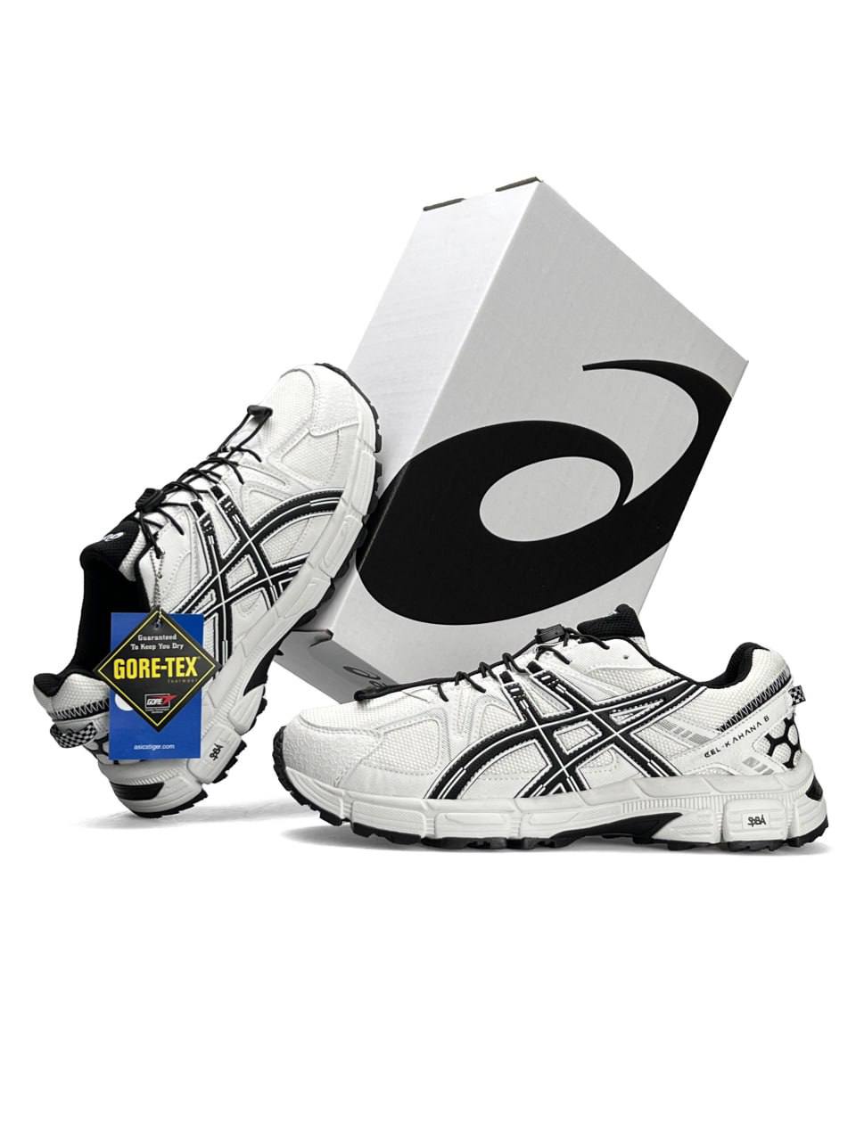 Asics Gel-Kahana 8 Gore-Tex White Black