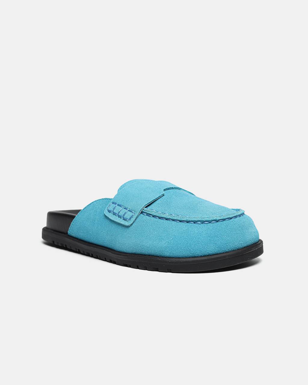 Hermes Mule Blue
