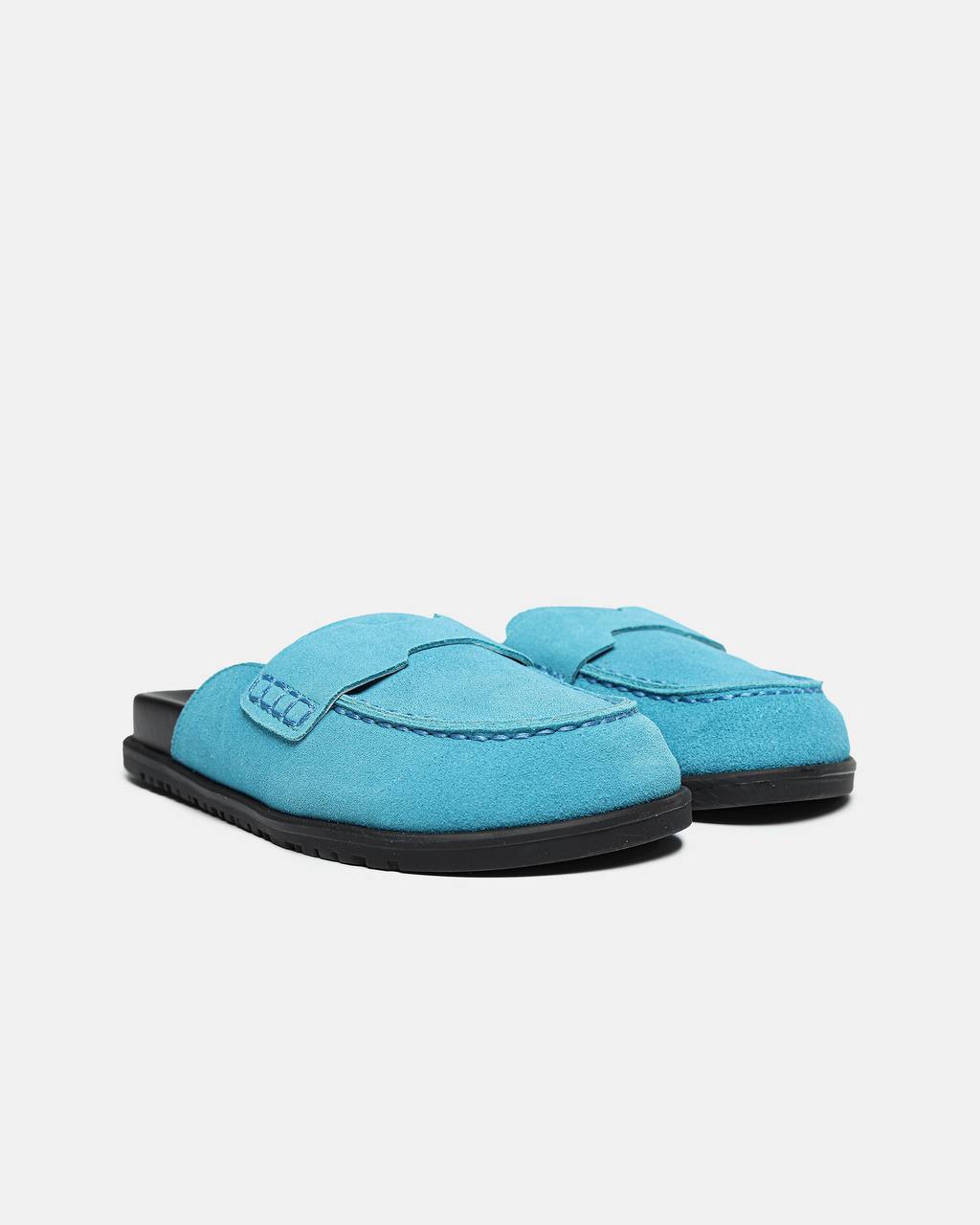 Hermes Mule Blue