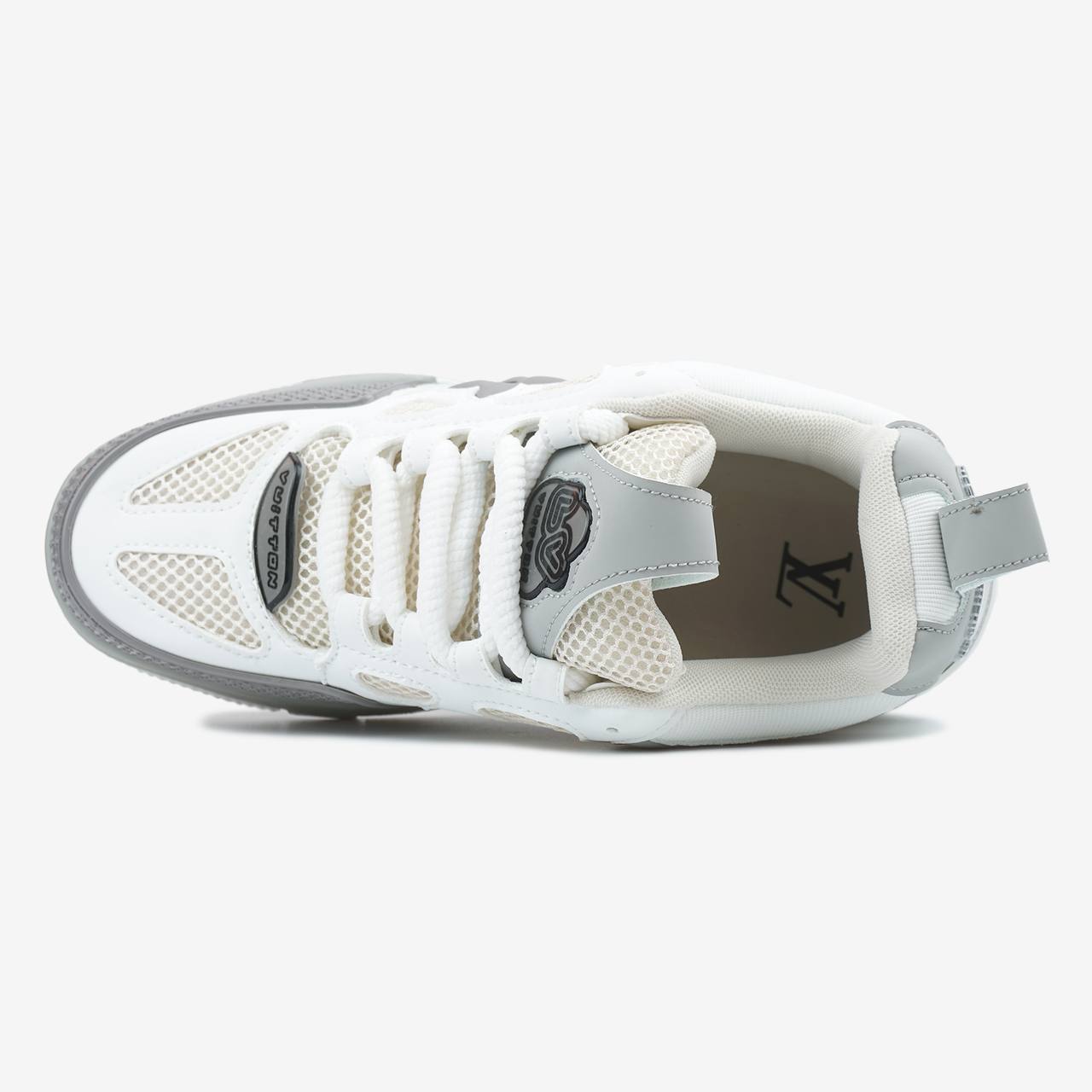 Louis Vuitton Skate Sneaker White Grey