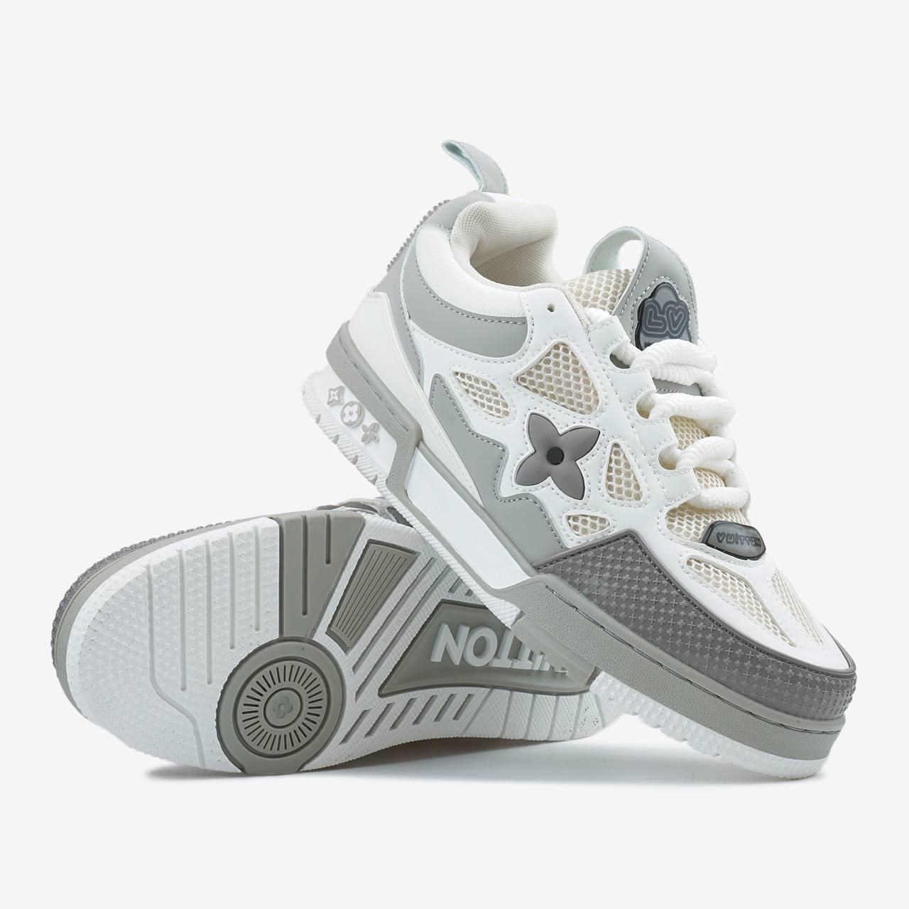 Louis Vuitton Skate Sneaker White Grey