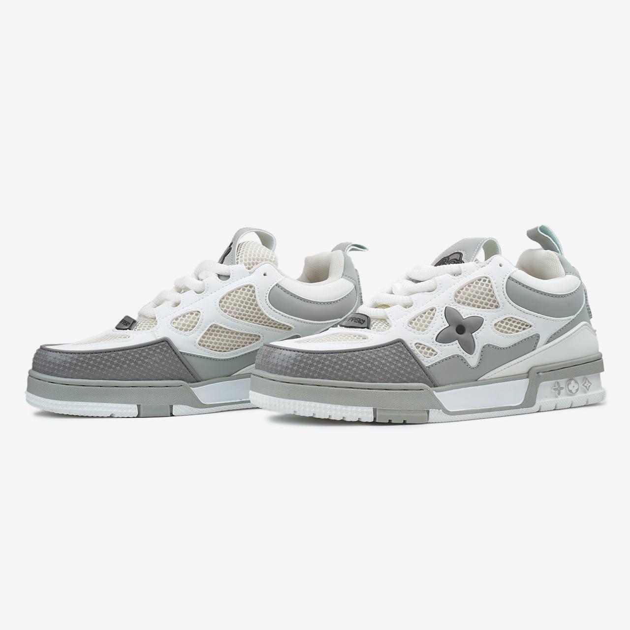 Louis Vuitton Skate Sneaker White Grey