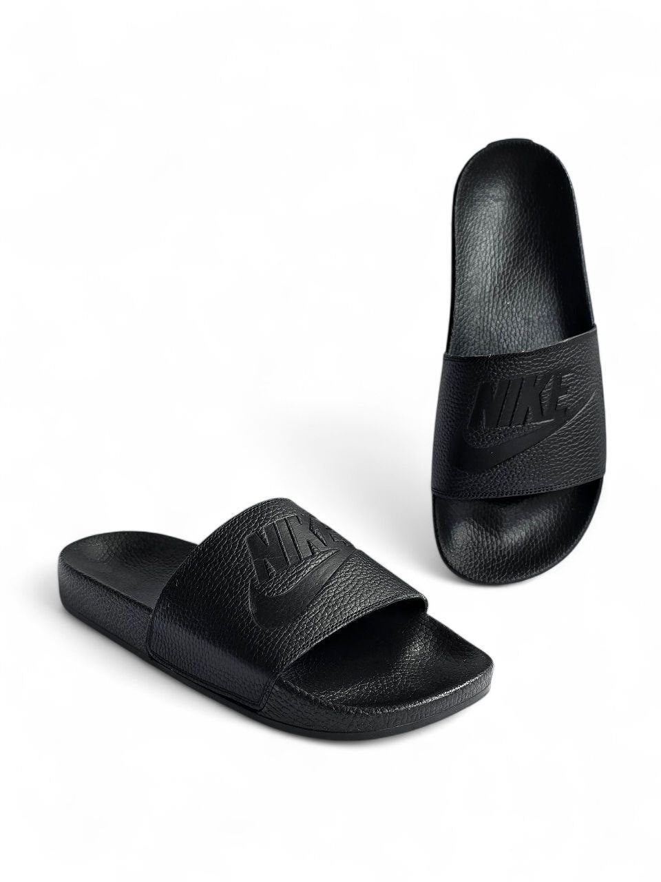 Nike Slides Leather Black