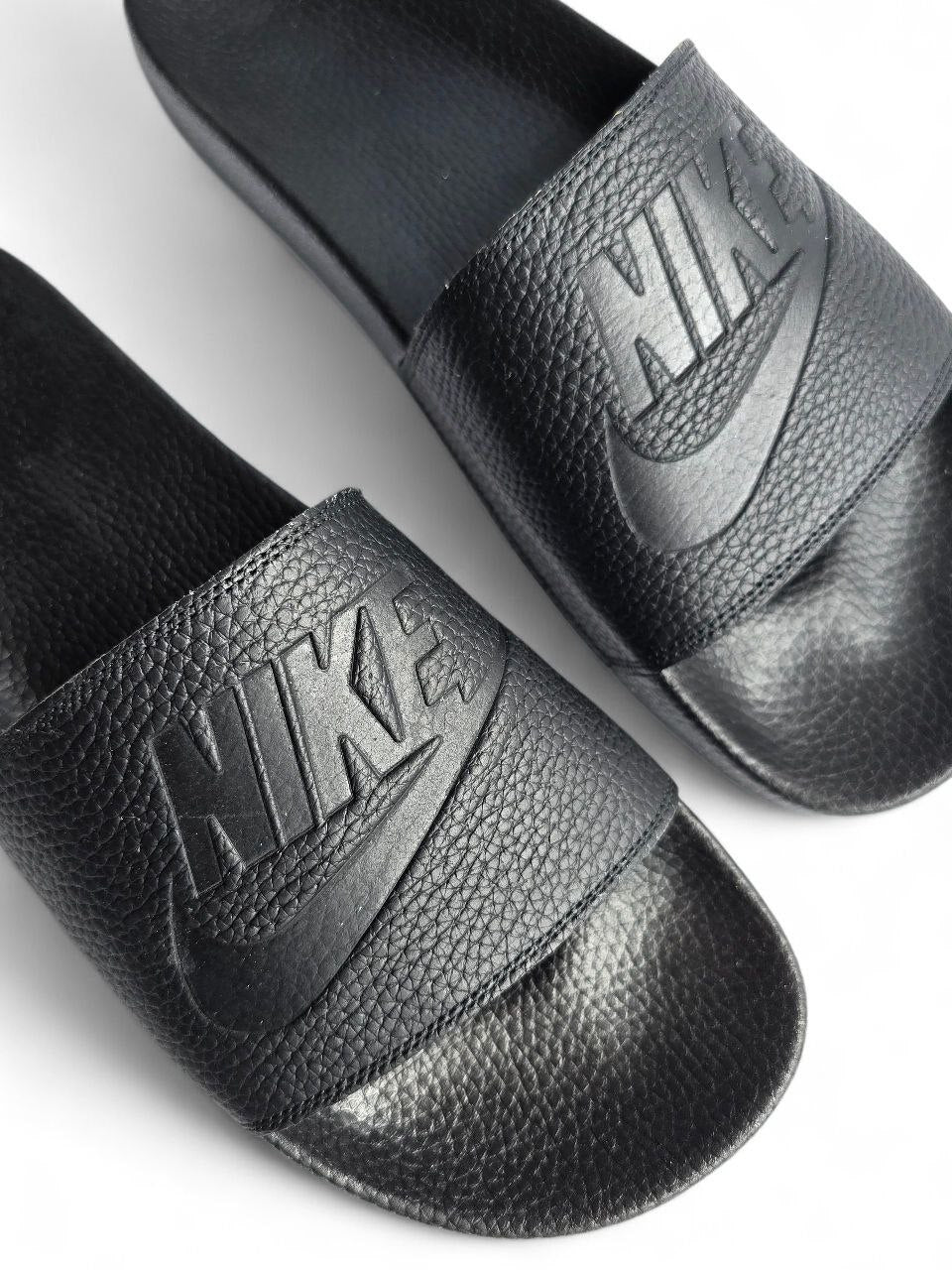 Nike Slides Leather Black