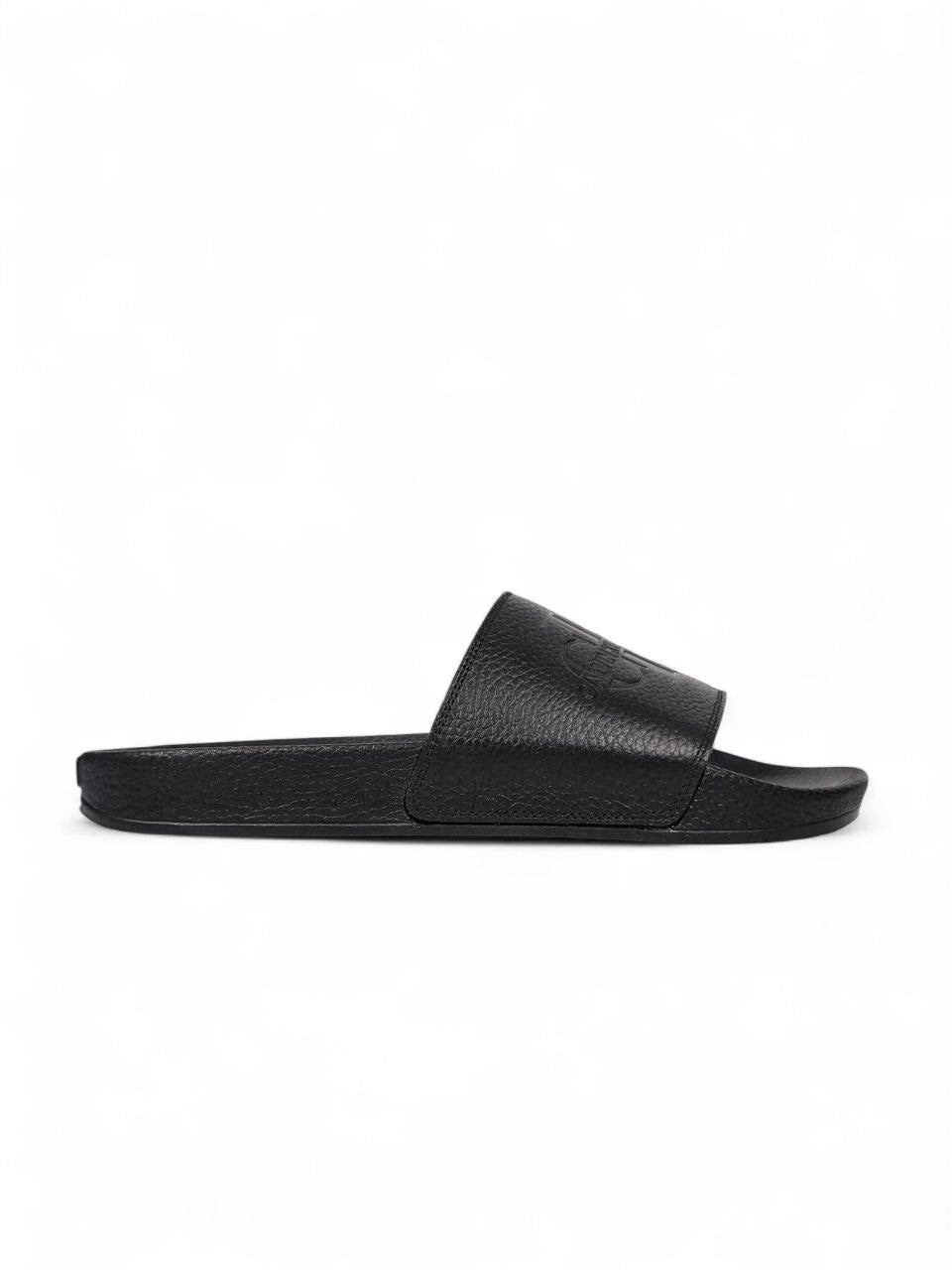 Calvin Klein Slides Leather Black