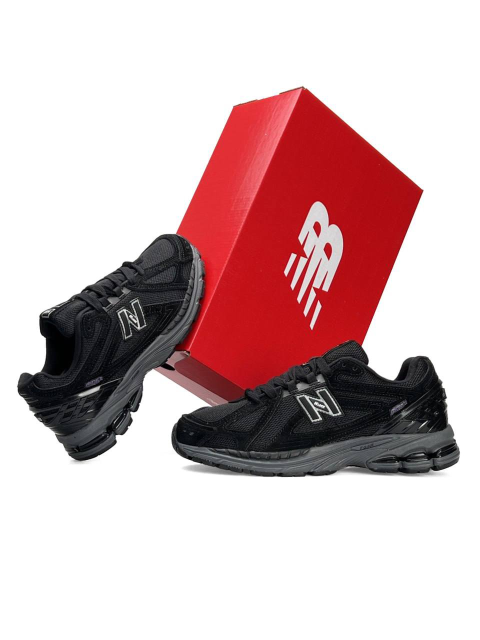 New Balance 1906R Black Violet Logo