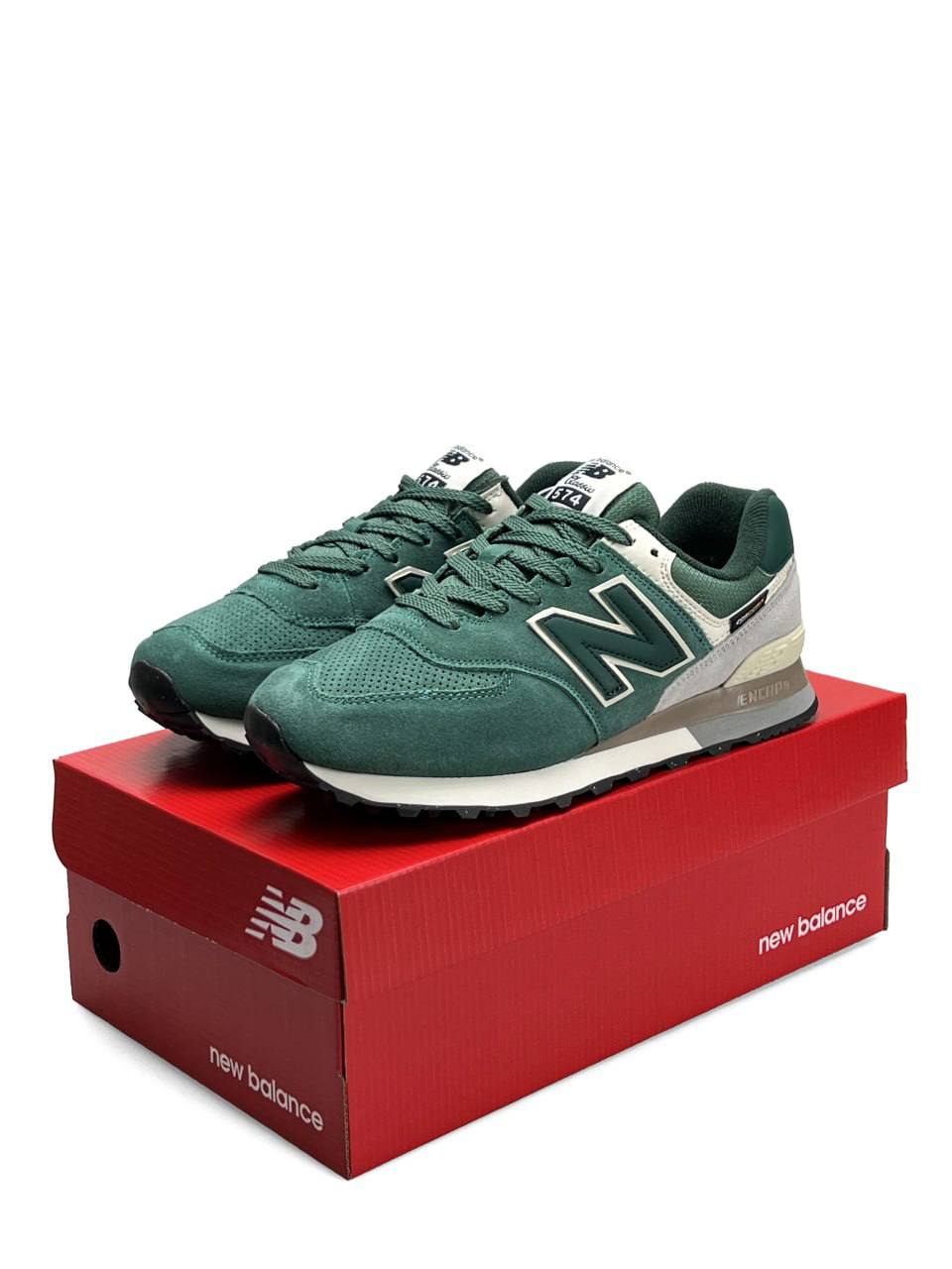 New Balance 574 Green Grey Cordura