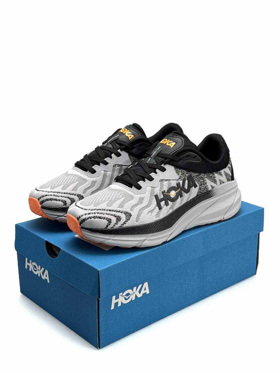 Hoka Challenger ART 7 Grey Black Orange