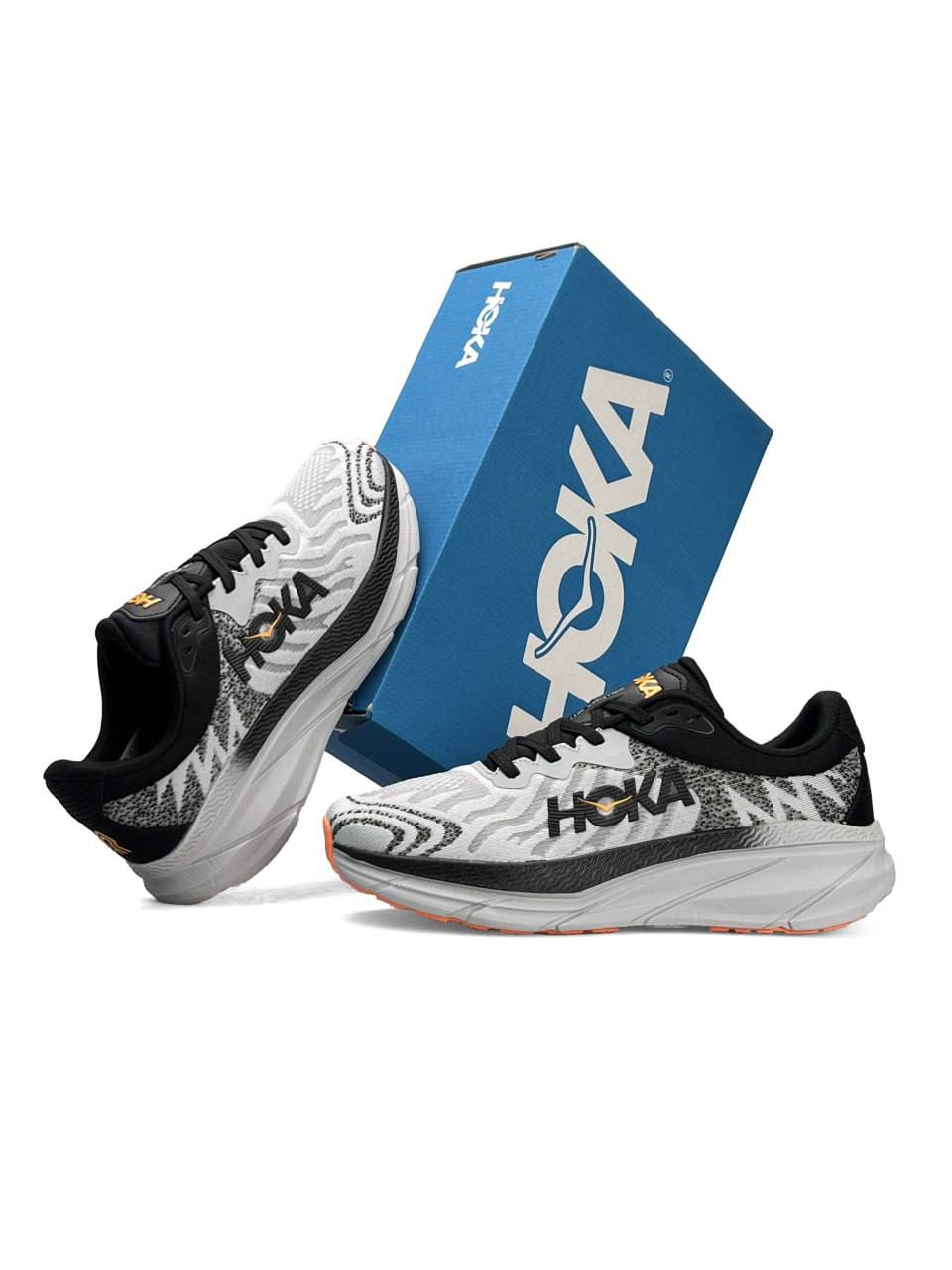 Hoka Challenger ART 7 Grey Black Orange