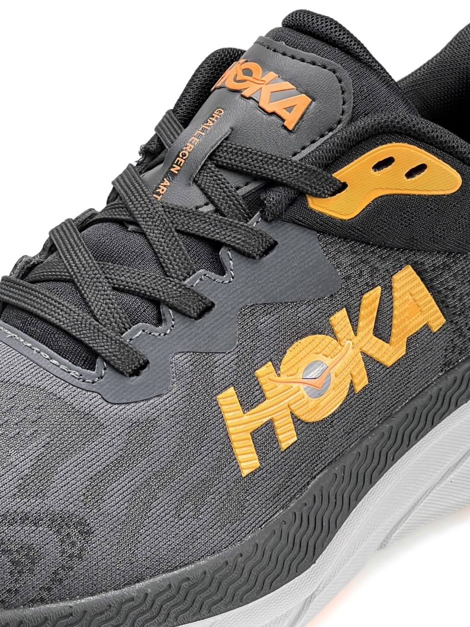 Hoka Challenger ART 7 Black White Orange