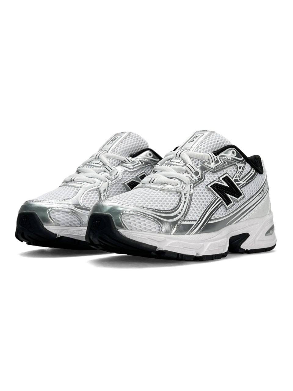 New Balance 740 White Silver Black