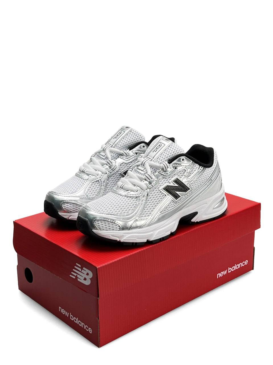 New Balance 740 White Silver Black