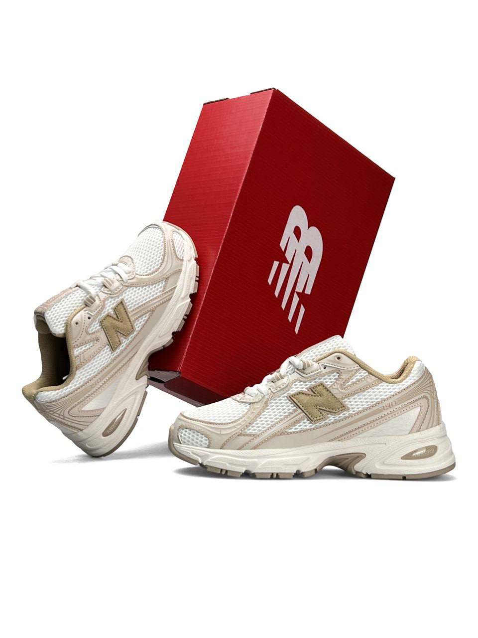 New Balance 740 White Beige