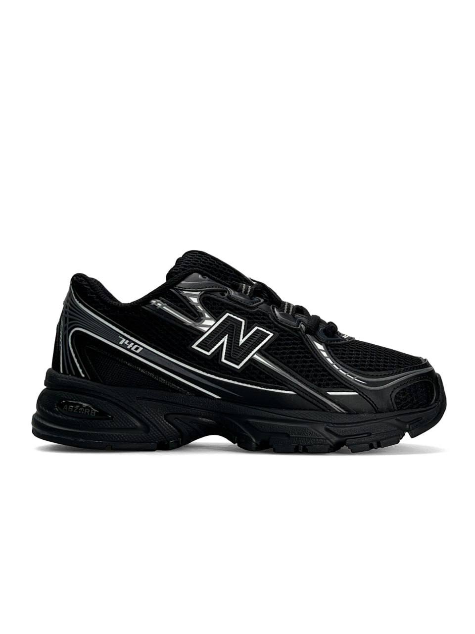 New Balance 740 Black White