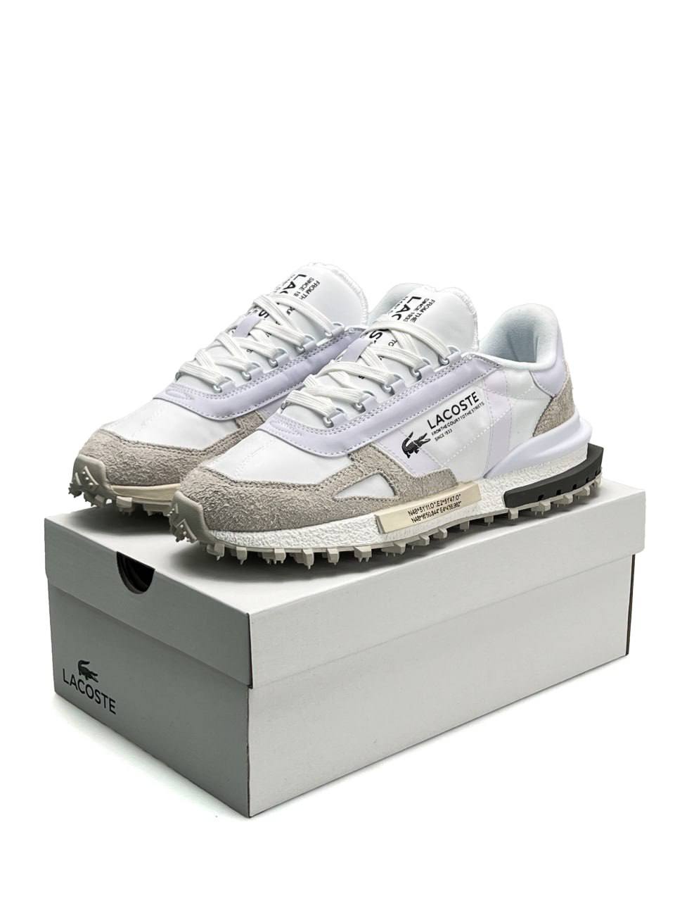 Lacoste Elite Active White Beige