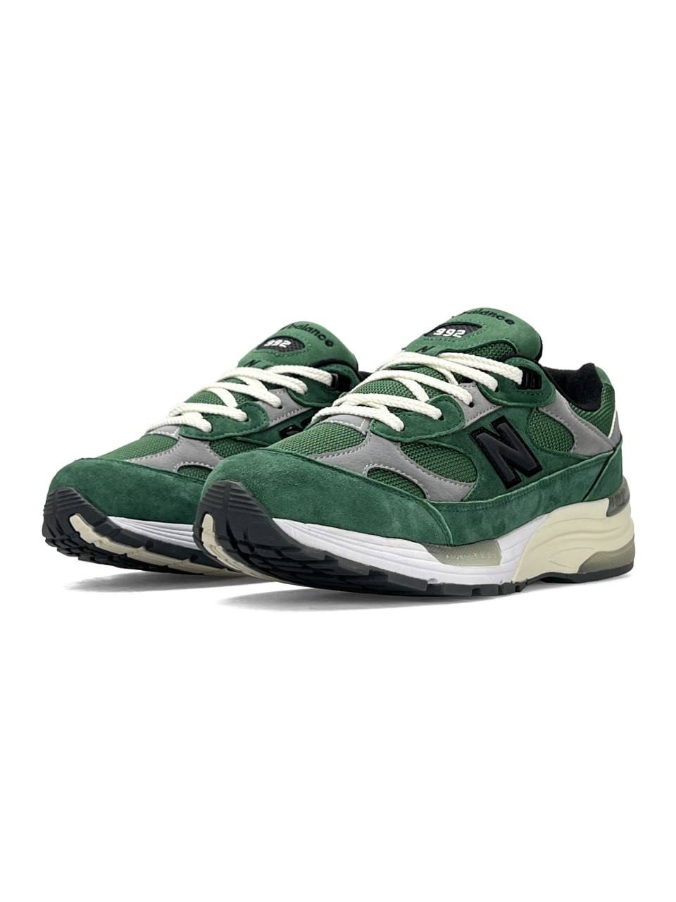 New Balance 992 Green White Grey